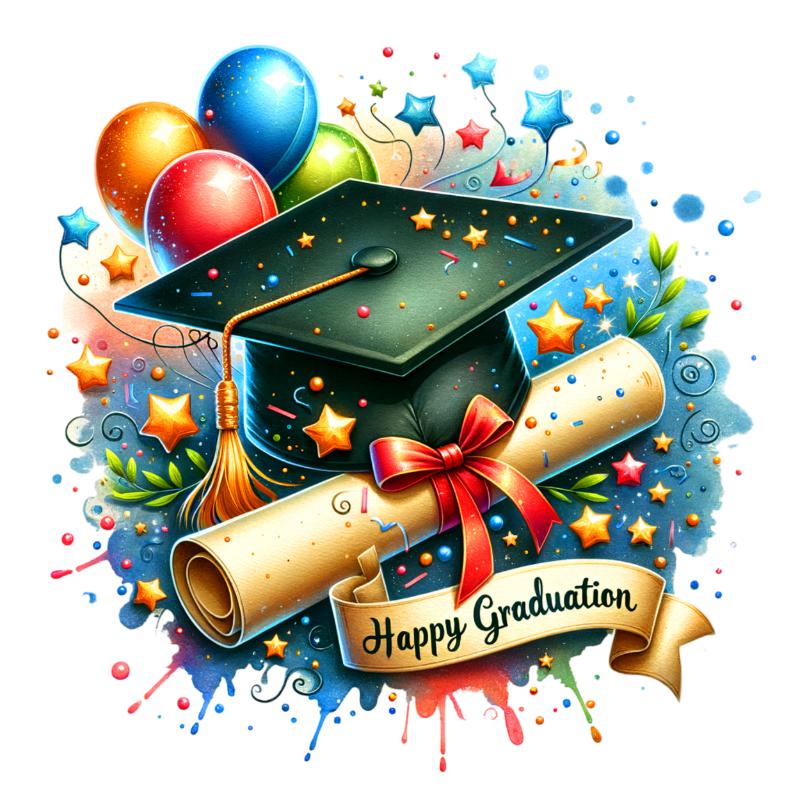 UV DTF decal Stickers cup wraps small decals gradution school 5 for Cup, glass, mugs, phone case, car, computer, furniture decals, DIY stickers UV DTF Transfer stickers wraps DIY Crafts