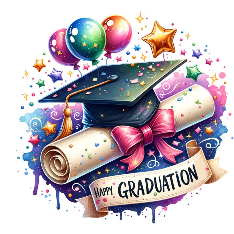 UV DTF decal Stickers cup wraps small decals gradution school 38 for Cup, glass, mugs, phone case, car, computer, furniture decals, DIY stickers UV DTF Transfer stickers wraps DIY Crafts