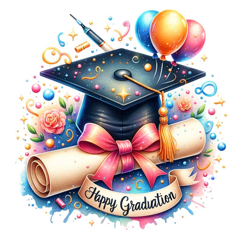 UV DTF decal Stickers cup wraps small decals gradution school 36 for Cup, glass, mugs, phone case, car, computer, furniture decals, DIY stickers UV DTF Transfer stickers wraps DIY Crafts