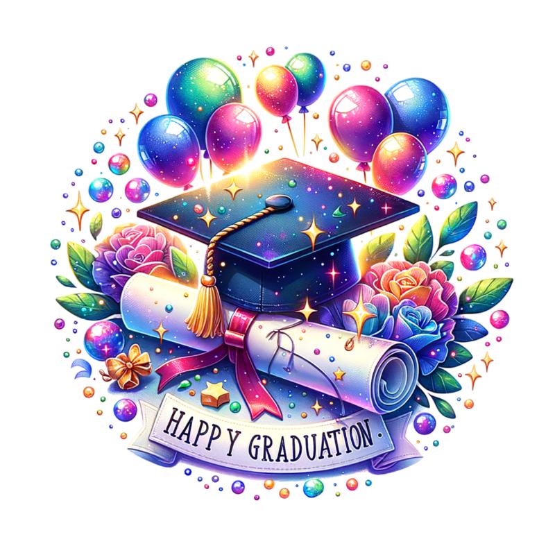 UV DTF decal Stickers cup wraps small decals gradution school 29 for Cup, glass, mugs, phone case, car, computer, furniture decals, DIY stickers UV DTF Transfer stickers wraps DIY Crafts