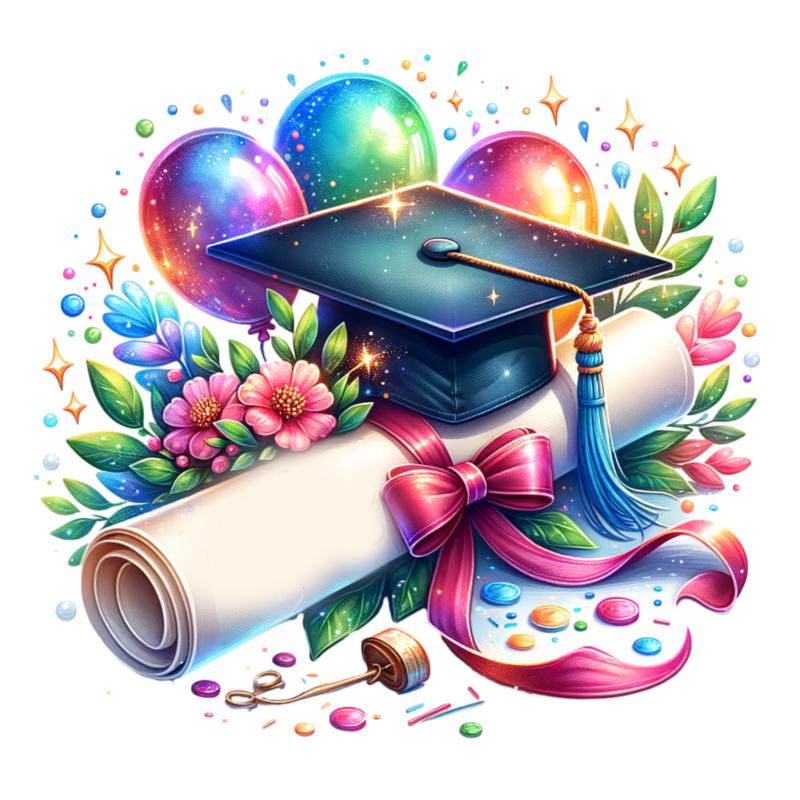 UV DTF decal Stickers cup wraps small decals gradution school 34 for Cup, glass, mugs, phone case, car, computer, furniture decals, DIY stickers UV DTF Transfer stickers wraps DIY Crafts