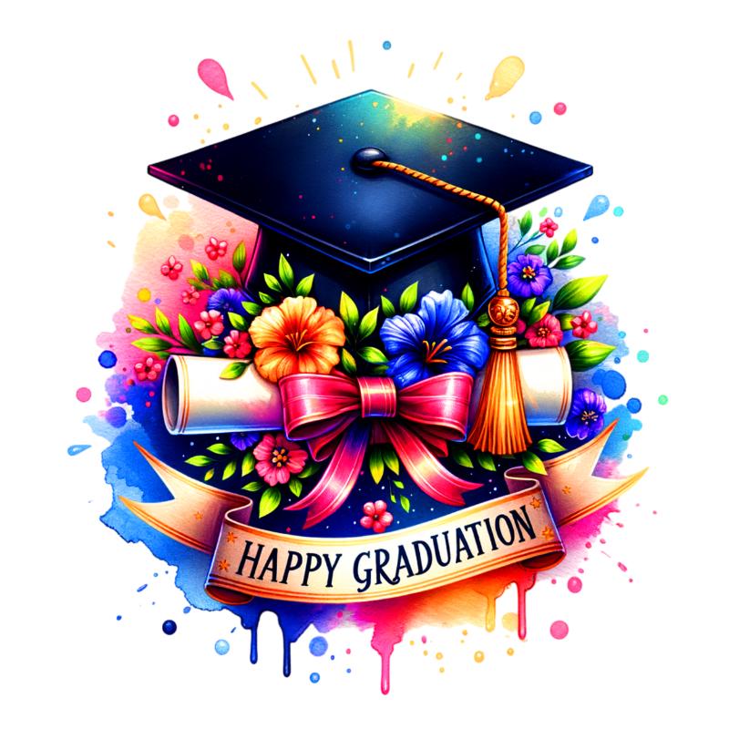 UV DTF decal Stickers cup wraps small decals gradution school 18 for Cup, glass, mugs, phone case, car, computer, furniture decals, DIY stickers UV DTF Transfer stickers wraps DIY Crafts