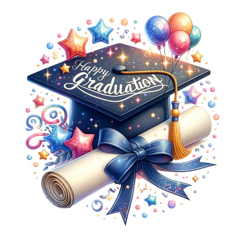 UV DTF decal Stickers cup wraps small decals gradution school 1 for Cup, glass, mugs, phone case, car, computer, furniture decals, DIY stickers UV DTF Transfer stickers wraps DIY Crafts