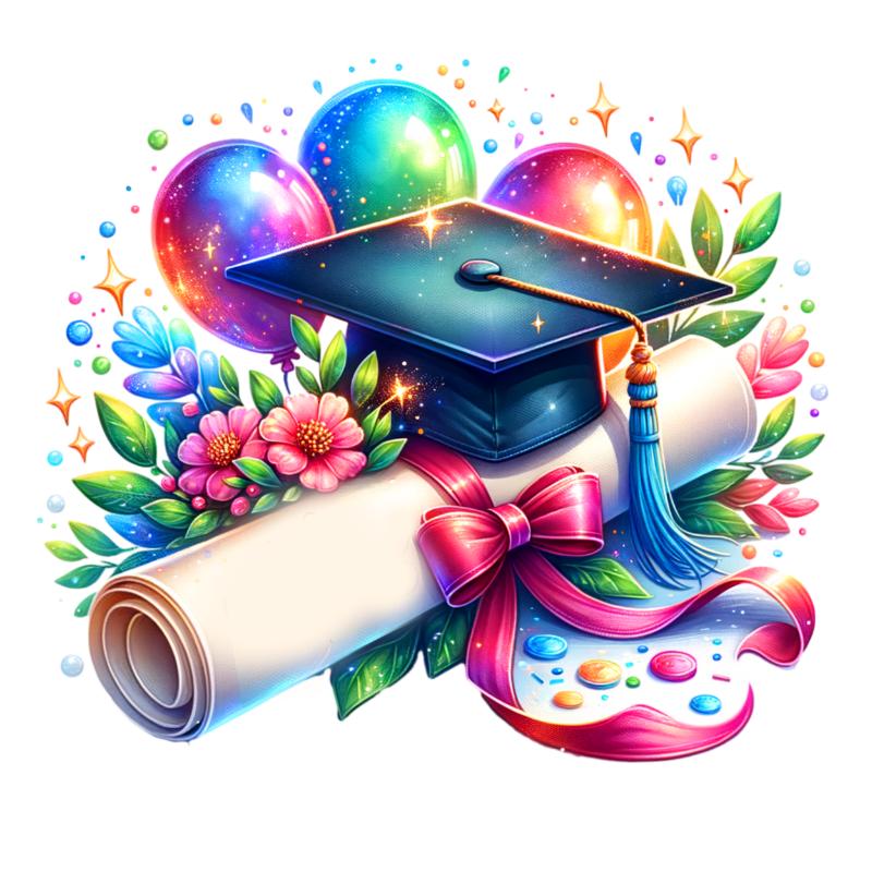 UV DTF decal Stickers cup wraps small decals gradution school 98 for Cup, glass, mugs, phone case, car, computer, furniture decals, DIY stickers UV DTF Transfer stickers wraps DIY Crafts