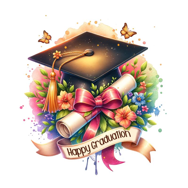 UV DTF decal Stickers cup wraps small decals gradution school 29 for Cup, glass, mugs, phone case, car, computer, furniture decals, DIY stickers UV DTF Transfer stickers wraps DIY Crafts