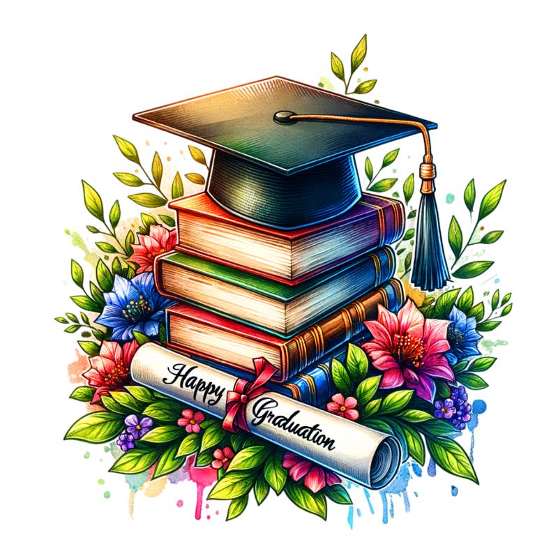 UV DTF decal Stickers cup wraps small decals gradution school 109 for Cup, glass, mugs, phone case, car, computer, furniture decals, DIY stickers UV DTF Transfer stickers wraps DIY Crafts