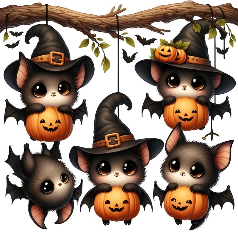 UV DTF decal Stickers cup wraps small decals halloween 60 for Cup, glass, mugs, phone case, car, computer, furniture decals, DIY stickers UV DTF Transfer stickers wraps DIY Crafts