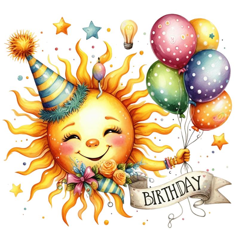 Heat transfers Iron on stickers  happy birthday 12 for Tshirts Iron on Decal Patches Stickers Clothes Hat Pillows DIY Crafts