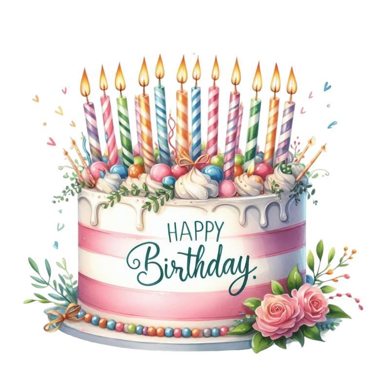 Heat transfers Iron on stickers  happy birthday 51 for Tshirts Iron on Decal Patches Stickers Clothes Hat Pillows DIY Crafts