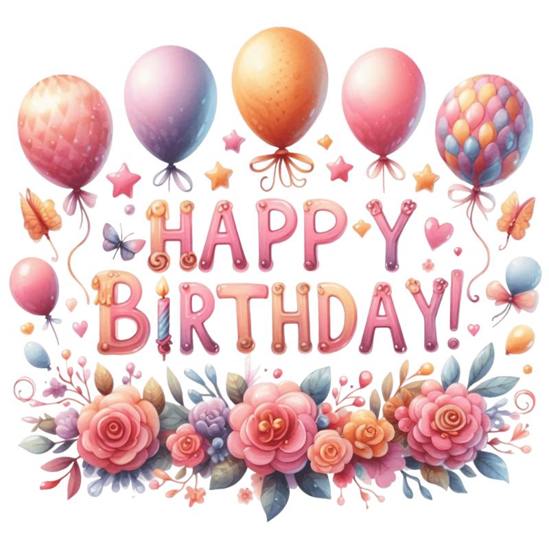 Heat transfers Iron on stickers  happy birthday 50 for Tshirts Iron on Decal Patches Stickers Clothes Hat Pillows DIY Crafts