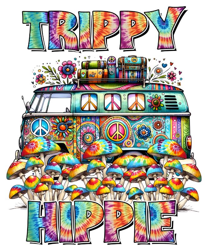 UV DTF decal Stickers cup wraps small decals hippie 23 for Cup, glass, mugs, phone case, car, computer, furniture decals, DIY stickers UV DTF Transfer stickers wraps DIY Crafts