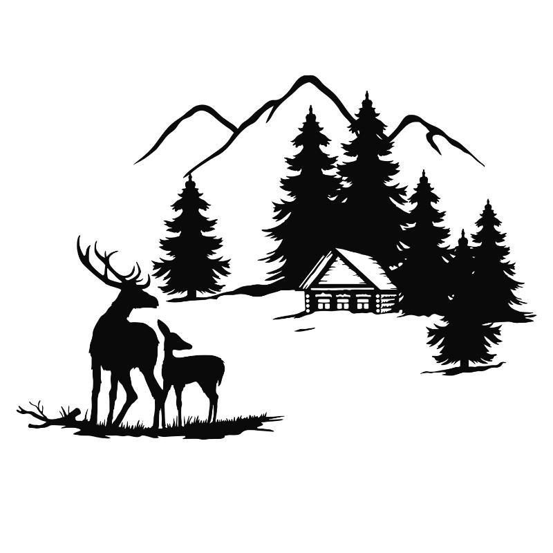 Heat transfers Iron on stickers  hunting 111 for Tshirts Iron on Decal Patches Stickers Clothes Hat Pillows DIY Crafts