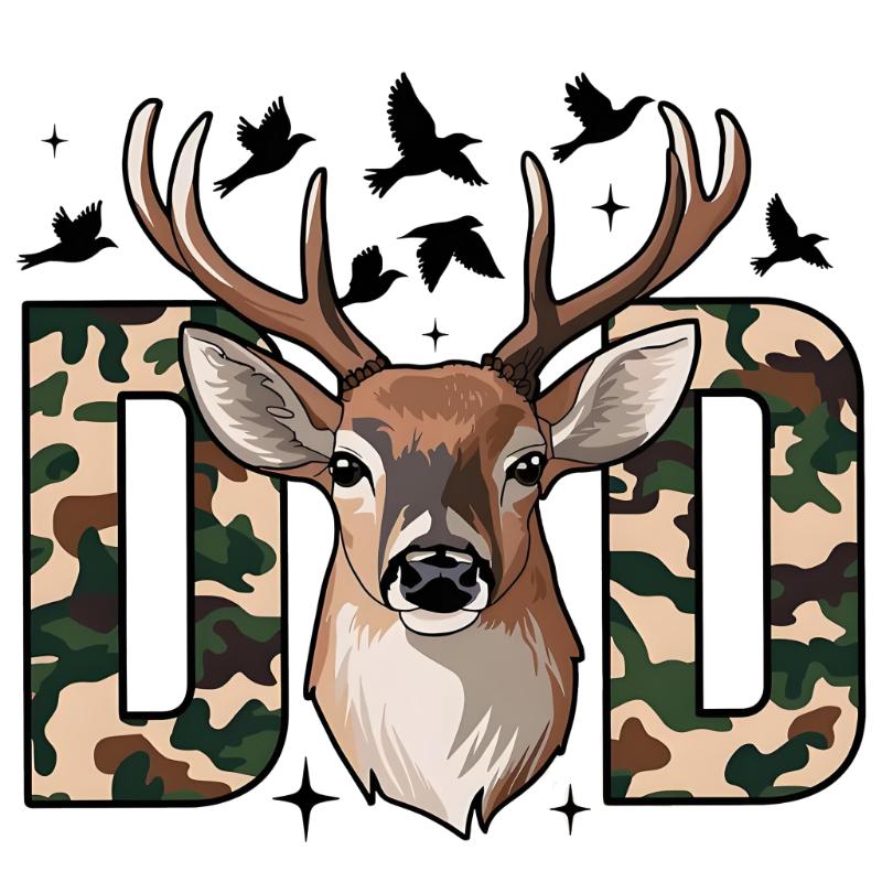 Heat transfers Iron on stickers  hunting 80 for Tshirts Iron on Decal Patches Stickers Clothes Hat Pillows DIY Crafts