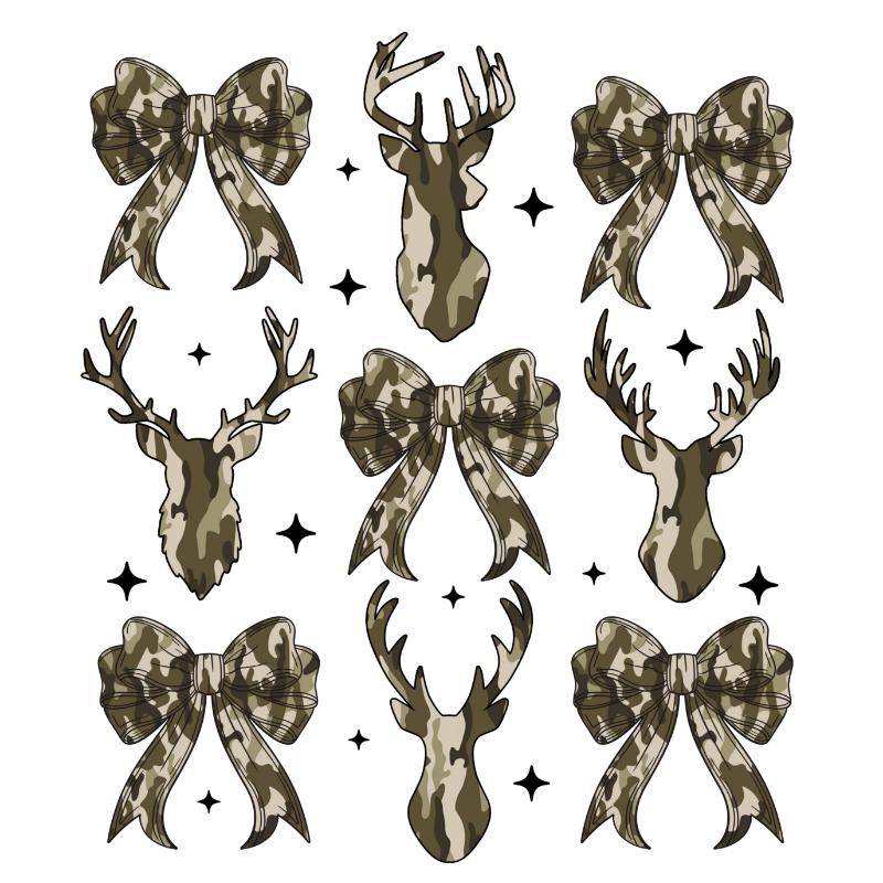 UV DTF decal Stickers cup wraps small decals hunting 25 for Cup, glass, mugs, phone case, car, computer, furniture decals, DIY stickers UV DTF Transfer stickers wraps DIY Crafts