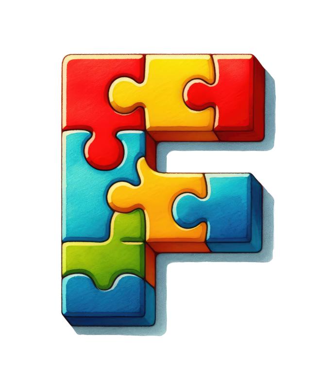 UV DTF decal Stickers cup wraps small decals Puzzle letter 35 for Cup, glass, mugs, phone case, car, computer, furniture decals, DIY stickers UV DTF Transfer stickers wraps DIY Crafts