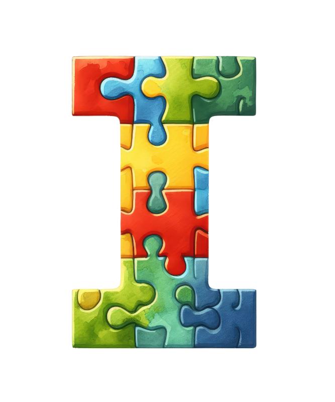 UV DTF decal Stickers cup wraps small decals Puzzle letter 32 for Cup, glass, mugs, phone case, car, computer, furniture decals, DIY stickers UV DTF Transfer stickers wraps DIY Crafts