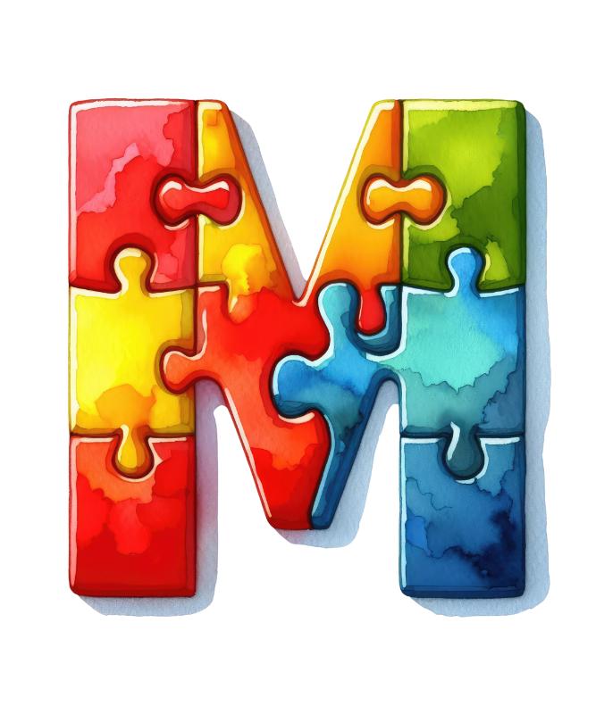 UV DTF decal Stickers cup wraps small decals Puzzle letter 27 for Cup, glass, mugs, phone case, car, computer, furniture decals, DIY stickers UV DTF Transfer stickers wraps DIY Crafts