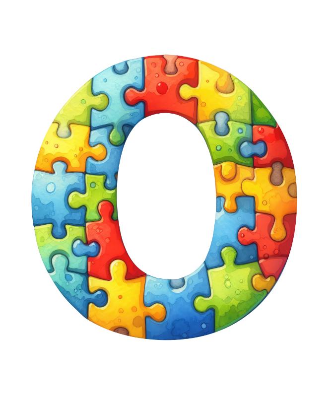 UV DTF decal Stickers cup wraps small decals Puzzle letter 25 for Cup, glass, mugs, phone case, car, computer, furniture decals, DIY stickers UV DTF Transfer stickers wraps DIY Crafts