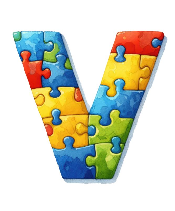 UV DTF decal Stickers cup wraps small decals Puzzle letter 17 for Cup, glass, mugs, phone case, car, computer, furniture decals, DIY stickers UV DTF Transfer stickers wraps DIY Crafts