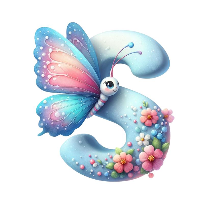 UV DTF decal Stickers cup wraps small decals flower 3 letter 36 for Cup, glass, mugs, phone case, car, computer, furniture decals, DIY stickers UV DTF Transfer stickers wraps DIY Crafts