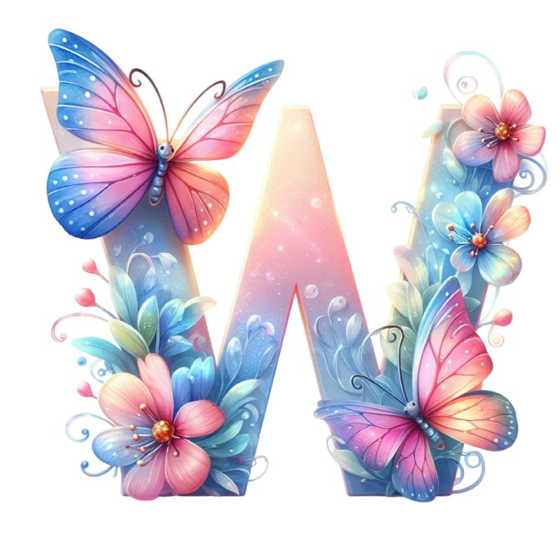 UV DTF decal Stickers cup wraps small decals flower 3 letter 30 for Cup, glass, mugs, phone case, car, computer, furniture decals, DIY stickers UV DTF Transfer stickers wraps DIY Crafts