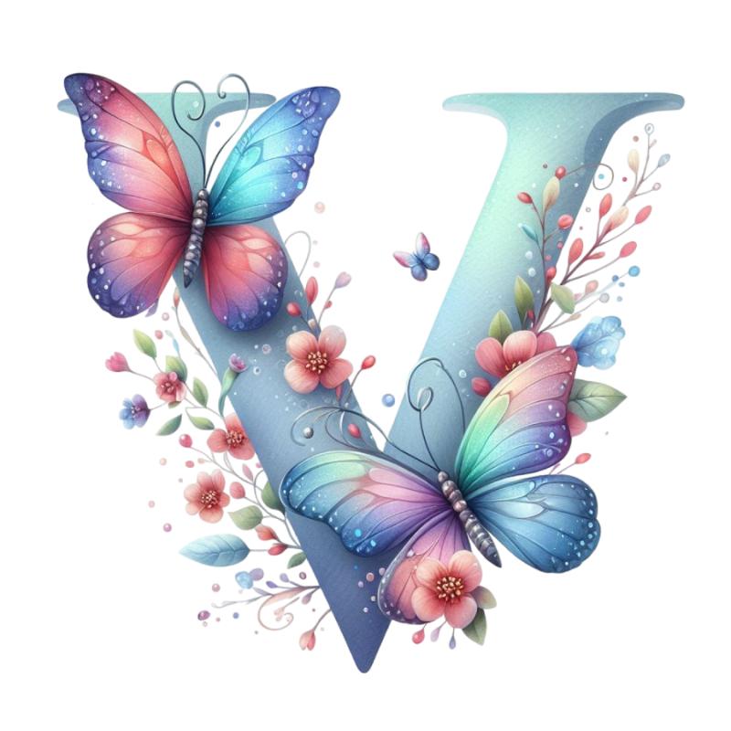 UV DTF decal Stickers cup wraps small decals flower 3 letter 26 for Cup, glass, mugs, phone case, car, computer, furniture decals, DIY stickers UV DTF Transfer stickers wraps DIY Crafts