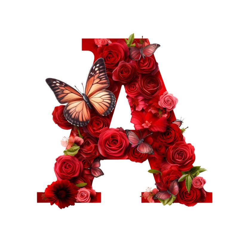 UV DTF decal Stickers cup wraps small decals buttlefly letter 6 for Cup, glass, mugs, phone case, car, computer, furniture decals, DIY stickers UV DTF Transfer stickers wraps DIY Crafts