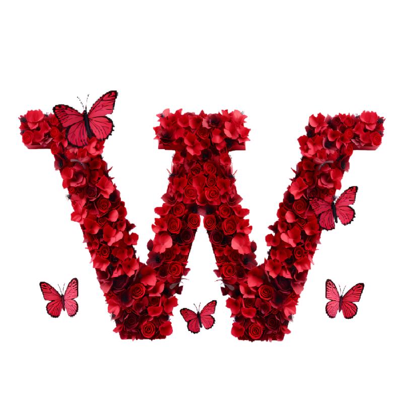 UV DTF decal Stickers cup wraps small decals bule letter 27 for Cup, glass, mugs, phone case, car, computer, furniture decals, DIY stickers UV DTF Transfer stickers wraps DIY Crafts