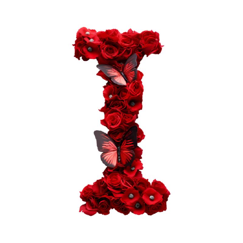 UV DTF decal Stickers cup wraps small decals bule letter 17 for Cup, glass, mugs, phone case, car, computer, furniture decals, DIY stickers UV DTF Transfer stickers wraps DIY Crafts