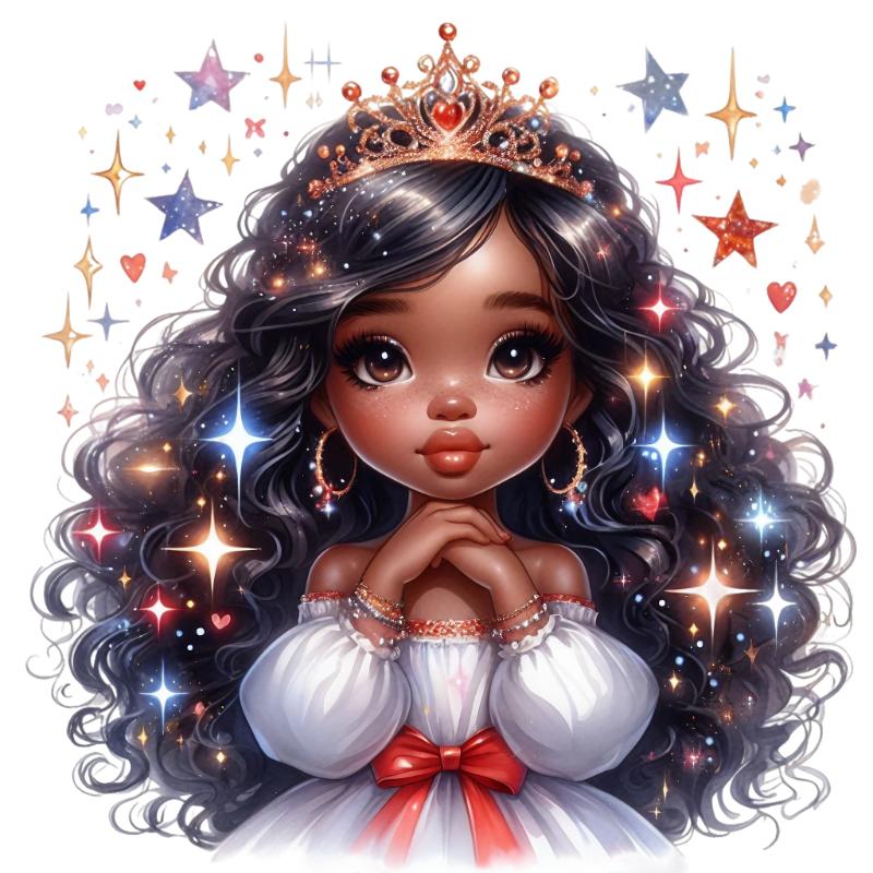 UV DTF decal Stickers cup wraps small decals cute girl 4 for Cup, glass, mugs, phone case, car, computer, furniture decals, DIY stickers UV DTF Transfer stickers wraps DIY Crafts