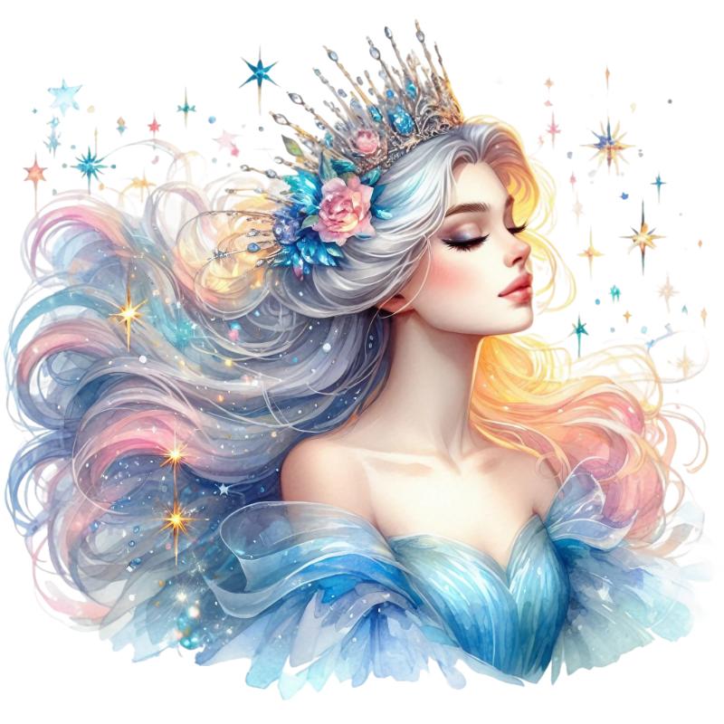 UV DTF decal Stickers cup wraps small decals cute girl 127 for Cup, glass, mugs, phone case, car, computer, furniture decals, DIY stickers UV DTF Transfer stickers wraps DIY Crafts