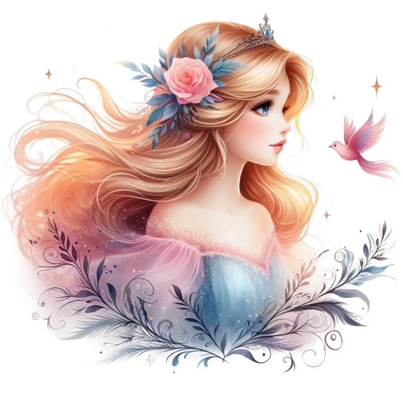 UV DTF decal Stickers cup wraps small decals cute girl 116 for Cup, glass, mugs, phone case, car, computer, furniture decals, DIY stickers UV DTF Transfer stickers wraps DIY Crafts