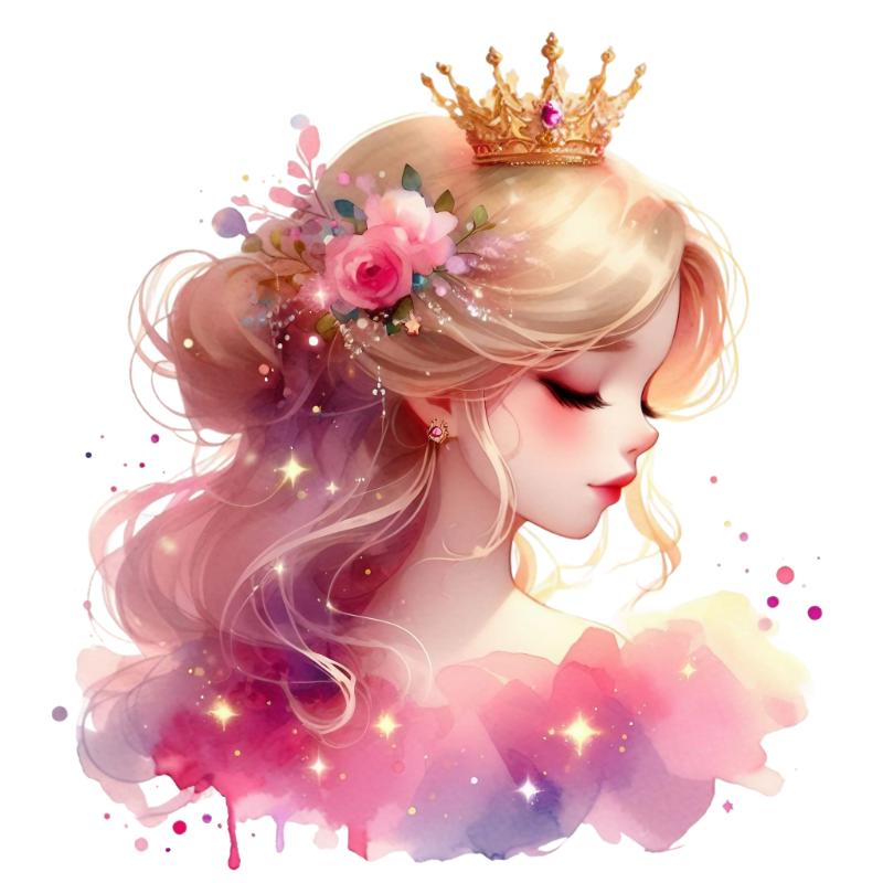 UV DTF decal Stickers cup wraps small decals cute girl 34 for Cup, glass, mugs, phone case, car, computer, furniture decals, DIY stickers UV DTF Transfer stickers wraps DIY Crafts