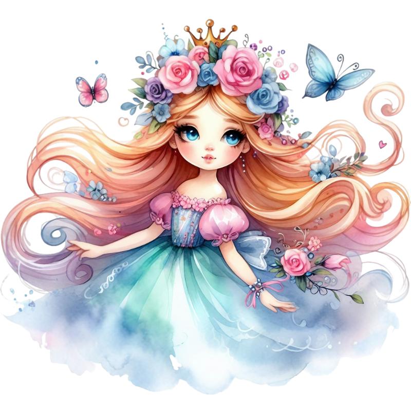 UV DTF decal Stickers cup wraps small decals cute girl 32 for Cup, glass, mugs, phone case, car, computer, furniture decals, DIY stickers UV DTF Transfer stickers wraps DIY Crafts