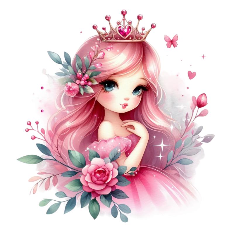 UV DTF decal Stickers cup wraps small decals cute girl 19 for Cup, glass, mugs, phone case, car, computer, furniture decals, DIY stickers UV DTF Transfer stickers wraps DIY Crafts