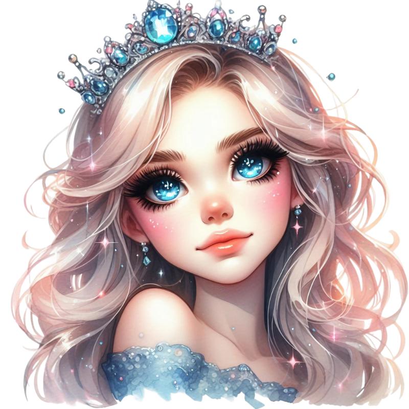 UV DTF decal Stickers cup wraps small decals cute girl 12 for Cup, glass, mugs, phone case, car, computer, furniture decals, DIY stickers UV DTF Transfer stickers wraps DIY Crafts