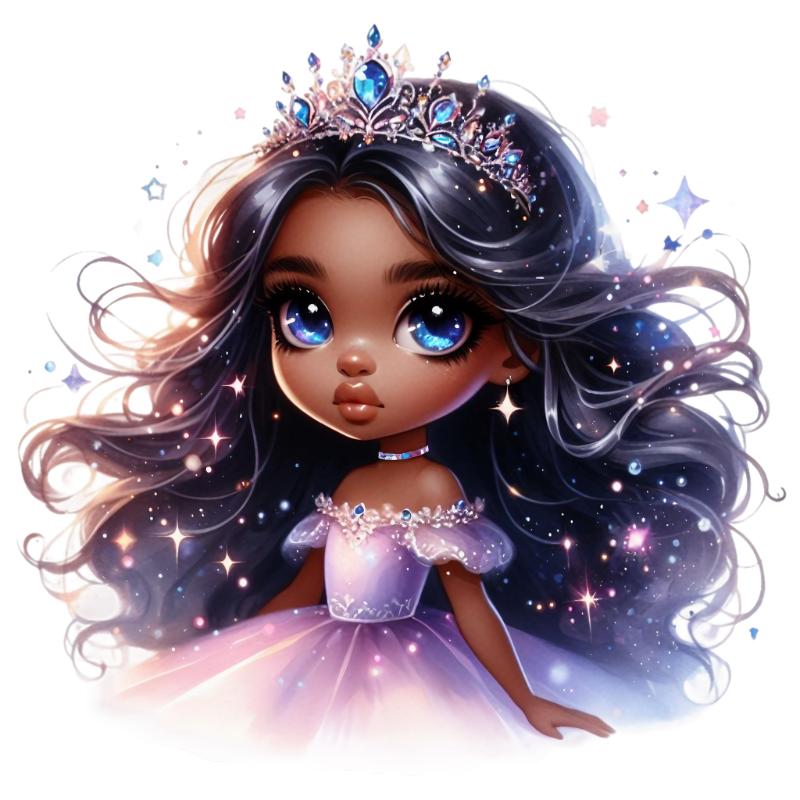 UV DTF decal Stickers cup wraps small decals cute girl 9 for Cup, glass, mugs, phone case, car, computer, furniture decals, DIY stickers UV DTF Transfer stickers wraps DIY Crafts