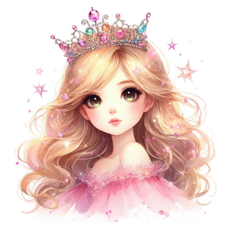 UV DTF decal Stickers cup wraps small decals cute girl 8 for Cup, glass, mugs, phone case, car, computer, furniture decals, DIY stickers UV DTF Transfer stickers wraps DIY Crafts