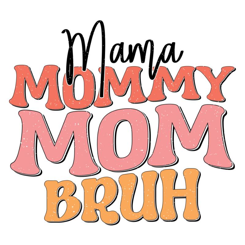 UV DTF decal Stickers cup wraps small decals mom mother mama 1168 for Cup, glass, mugs, phone case, car, computer, furniture decals, DIY stickers UV DTF Transfer stickers wraps DIY Crafts