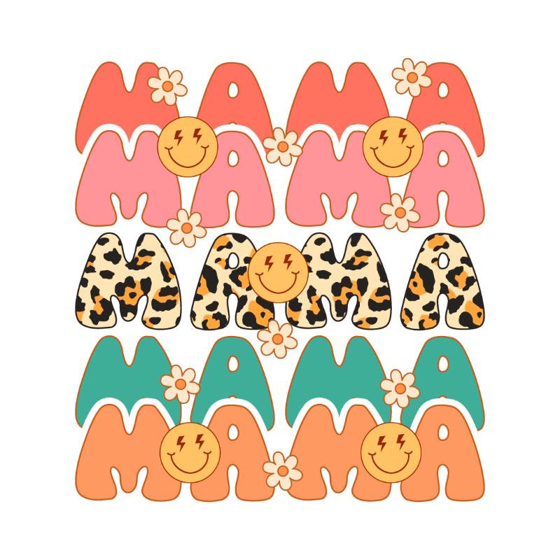 UV DTF decal Stickers cup wraps small decals mom mother mama 1127 for Cup, glass, mugs, phone case, car, computer, furniture decals, DIY stickers UV DTF Transfer stickers wraps DIY Crafts