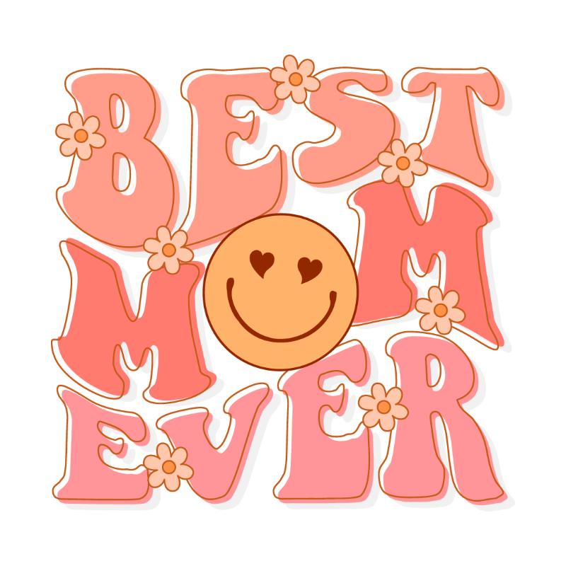 UV DTF decal Stickers cup wraps small decals mom mother mama 1117 for Cup, glass, mugs, phone case, car, computer, furniture decals, DIY stickers UV DTF Transfer stickers wraps DIY Crafts