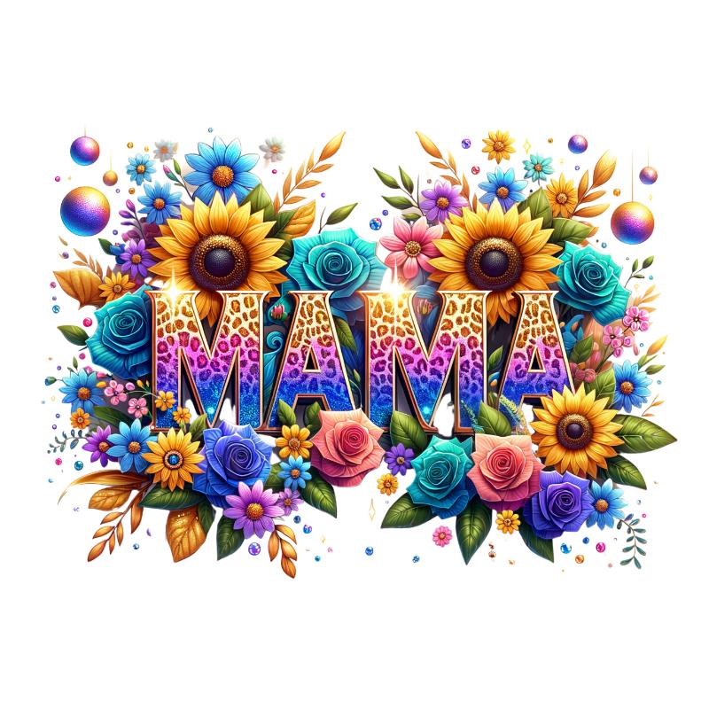 UV DTF decal Stickers cup wraps small decals mom mother mama 1817 for Cup, glass, mugs, phone case, car, computer, furniture decals, DIY stickers UV DTF Transfer stickers wraps DIY Crafts