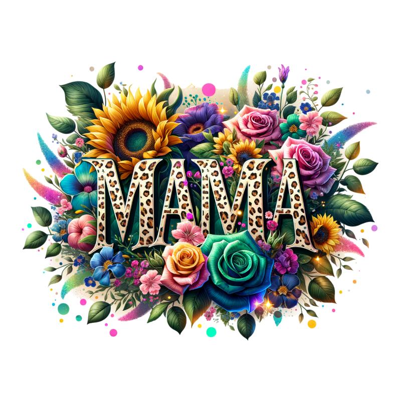 UV DTF decal Stickers cup wraps small decals mom mother mama 1794 for Cup, glass, mugs, phone case, car, computer, furniture decals, DIY stickers UV DTF Transfer stickers wraps DIY Crafts