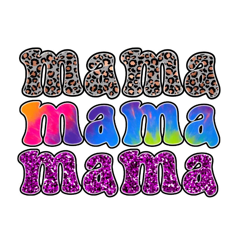 UV DTF decal Stickers cup wraps small decals mom mother mama 1736 for Cup, glass, mugs, phone case, car, computer, furniture decals, DIY stickers UV DTF Transfer stickers wraps DIY Crafts