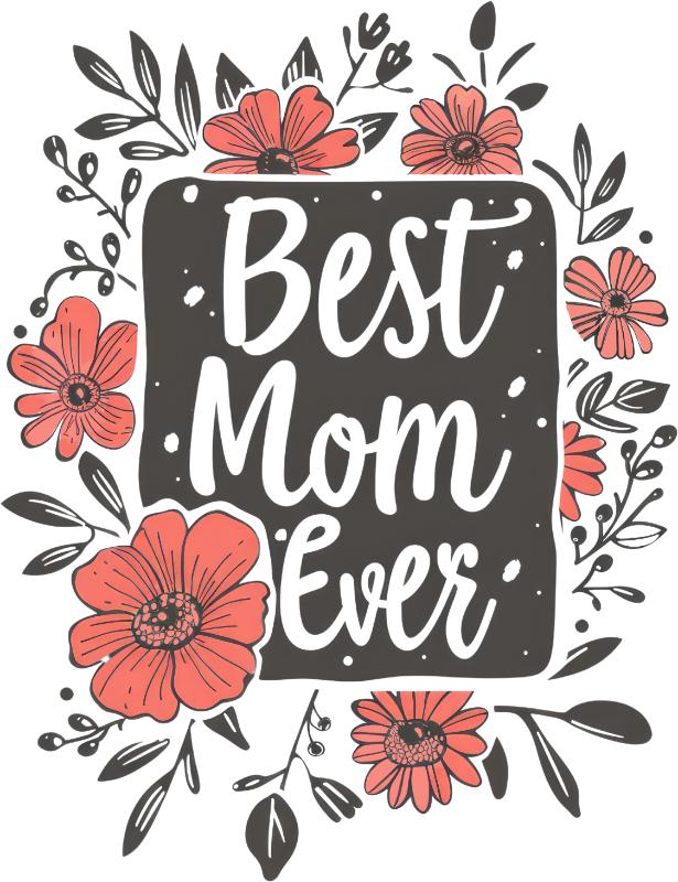 UV DTF decal Stickers cup wraps small decals mom mother mama 1607 for Cup, glass, mugs, phone case, car, computer, furniture decals, DIY stickers UV DTF Transfer stickers wraps DIY Crafts