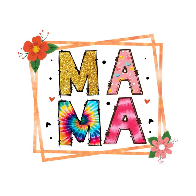 UV DTF decal Stickers cup wraps small decals mom mother mama 1337 for Cup, glass, mugs, phone case, car, computer, furniture decals, DIY stickers UV DTF Transfer stickers wraps DIY Crafts