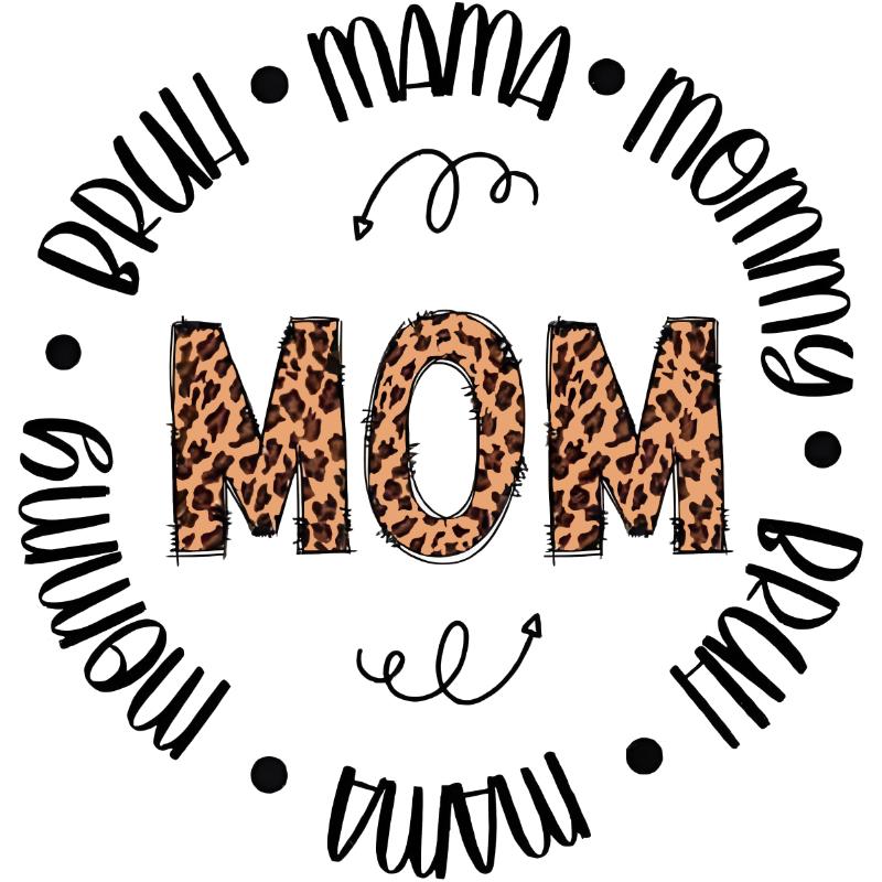 UV DTF decal Stickers cup wraps small decals mom mother mama 1242 for Cup, glass, mugs, phone case, car, computer, furniture decals, DIY stickers UV DTF Transfer stickers wraps DIY Crafts