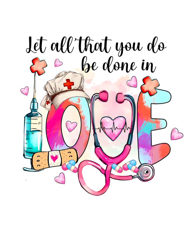 UV DTF decal Stickers cup wraps small decals nurse cancer 35 for Cup, glass, mugs, phone case, car, computer, furniture decals, DIY stickers UV DTF Transfer stickers wraps DIY Crafts