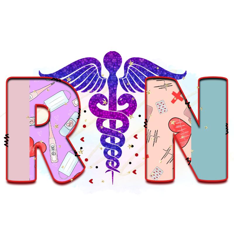 UV DTF decal Stickers cup wraps small decals nurse cancer 57 for Cup, glass, mugs, phone case, car, computer, furniture decals, DIY stickers UV DTF Transfer stickers wraps DIY Crafts