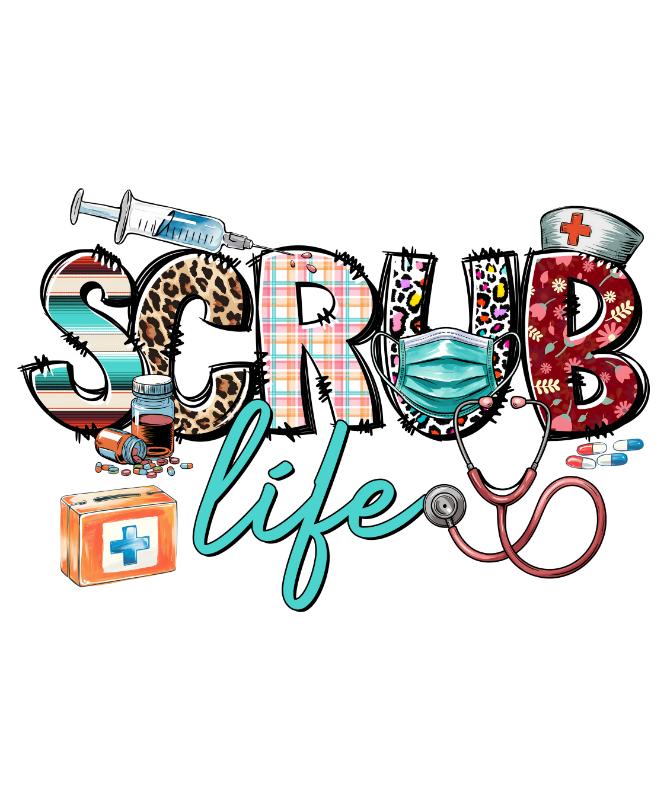 UV DTF decal Stickers cup wraps small decals nurse cancer 109 for Cup, glass, mugs, phone case, car, computer, furniture decals, DIY stickers UV DTF Transfer stickers wraps DIY Crafts